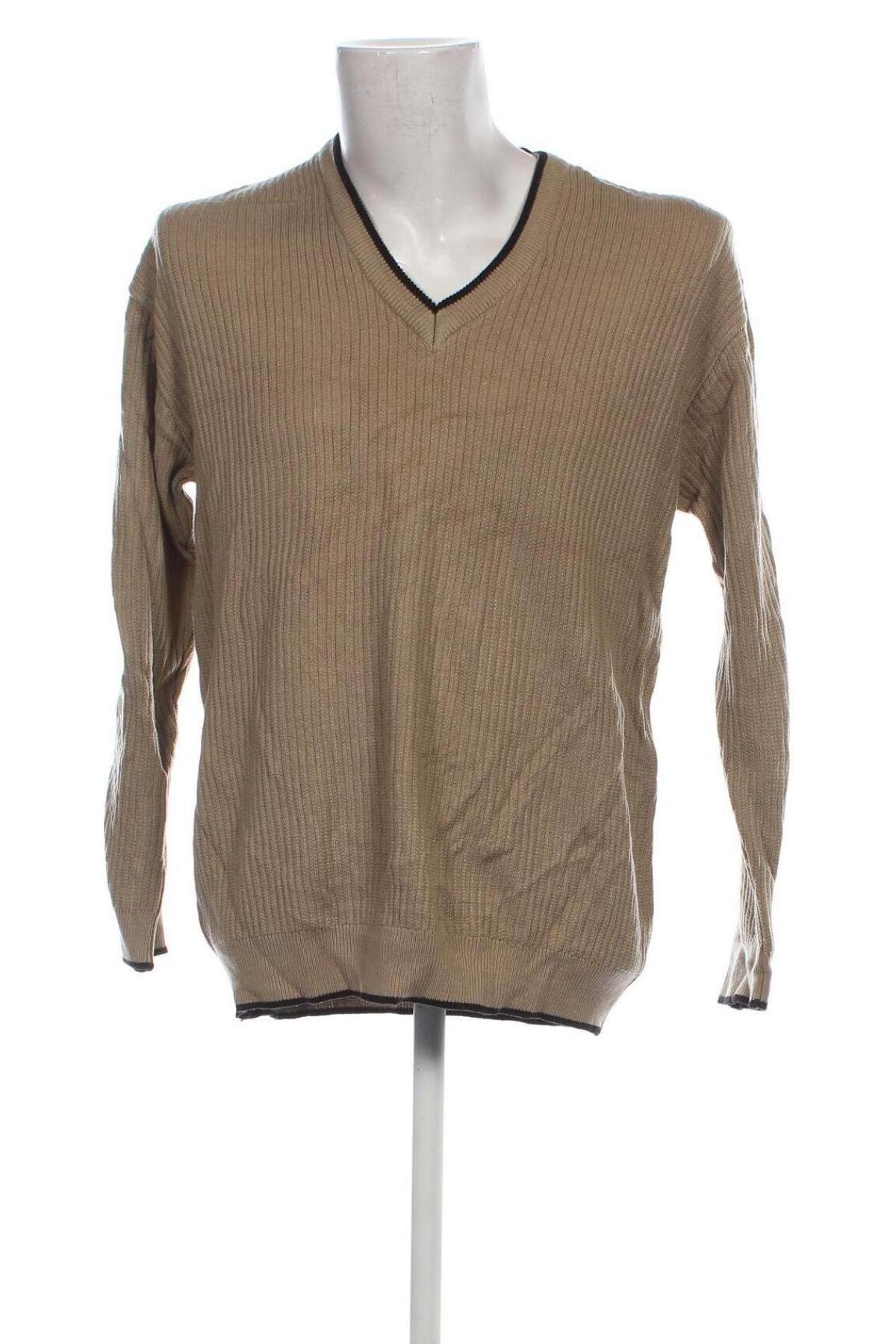 Herrenpullover, Größe L, Farbe Beige, Preis 4,49 €