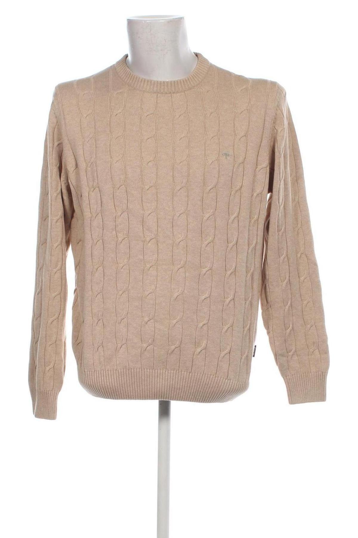 Herrenpullover, Größe L, Farbe Beige, Preis 6,49 €