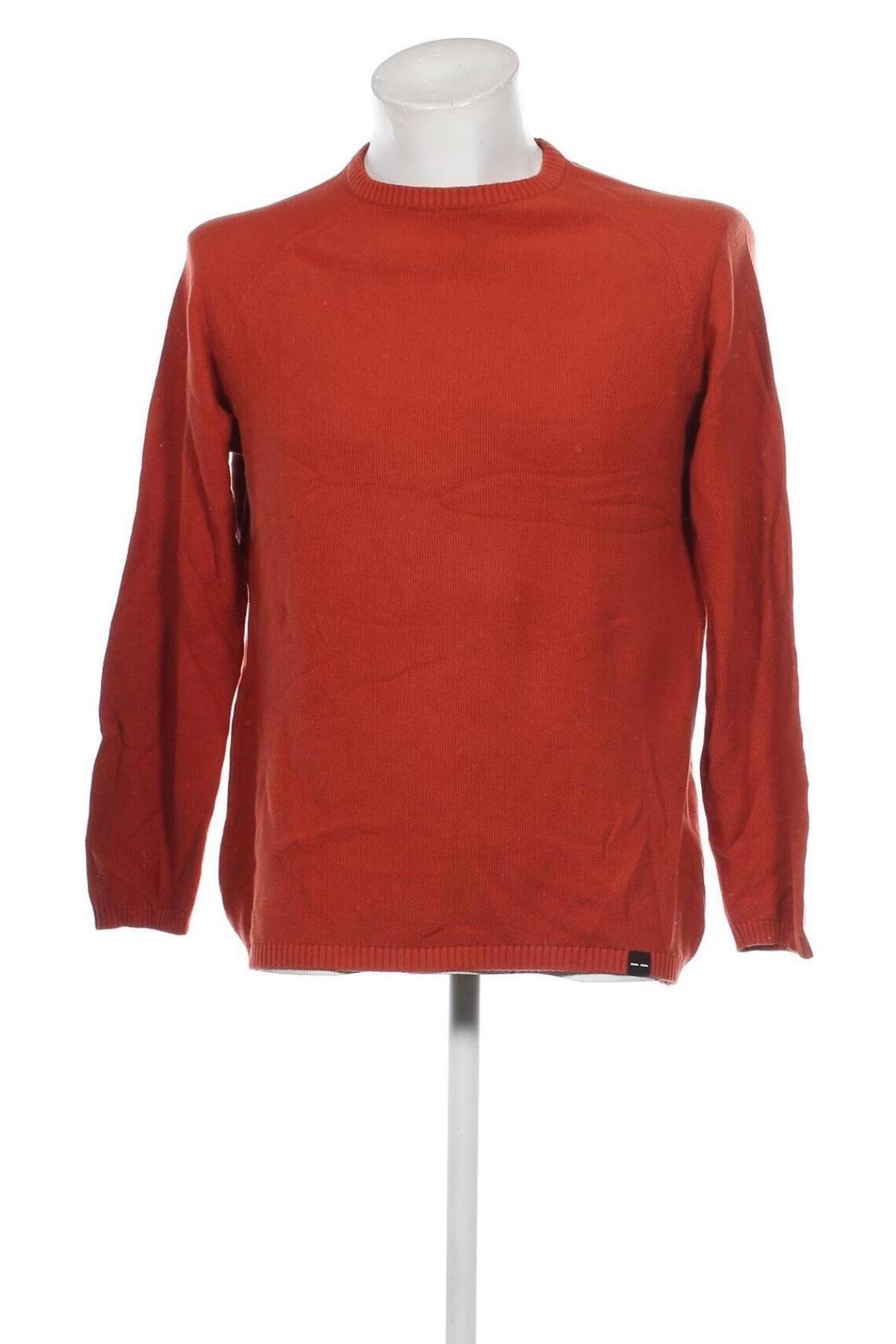 Herrenpullover Adolfo Dominguez, Größe M, Farbe Orange, Preis 23,99 €