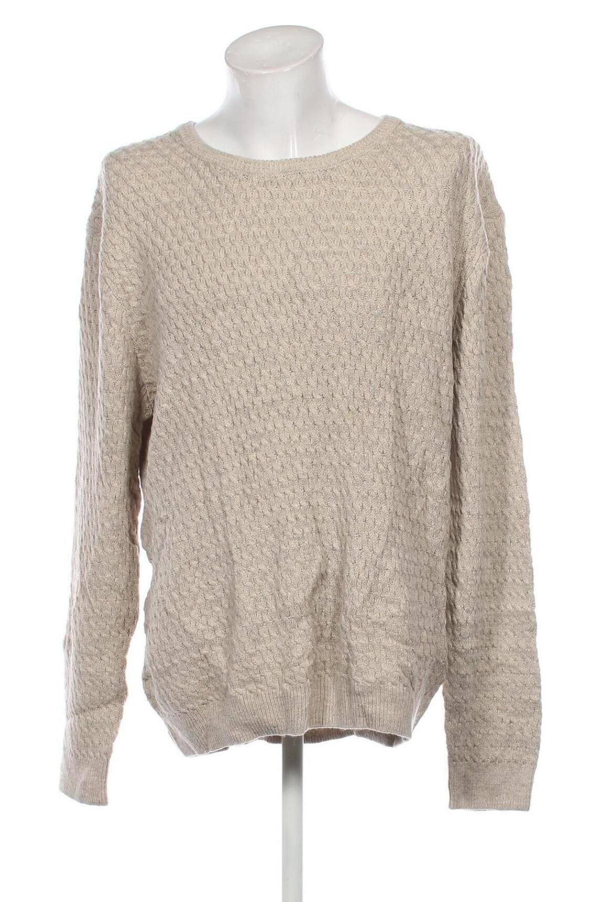 Herrenpullover Anko, Größe XXL, Farbe Beige, Preis 5,49 €