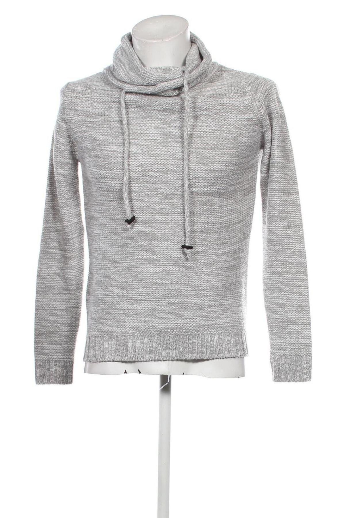 Męski sweter Bershka, Rozmiar S, Kolor Szary, Cena 32,99 zł