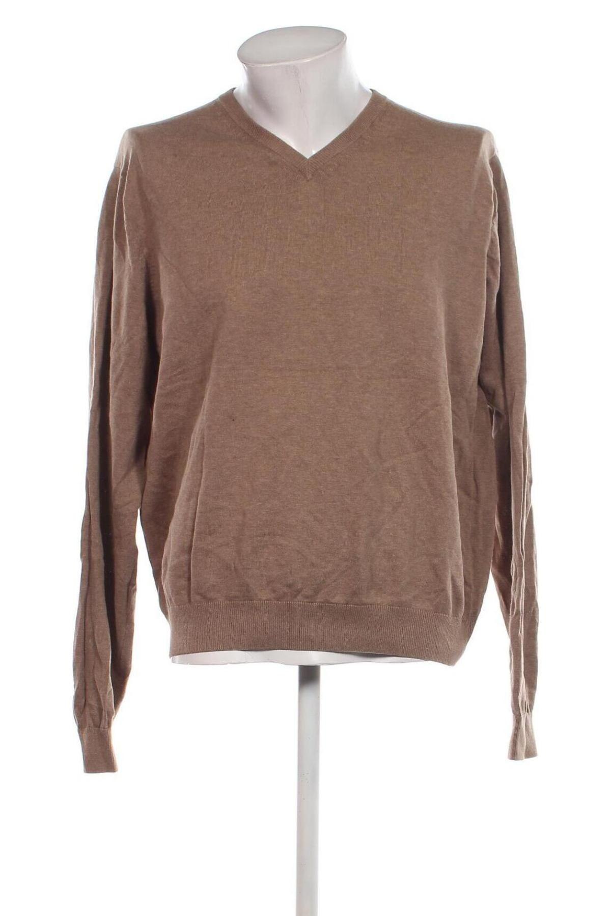 Herrenpullover Canda, Größe XXL, Farbe Beige, Preis 9,49 €