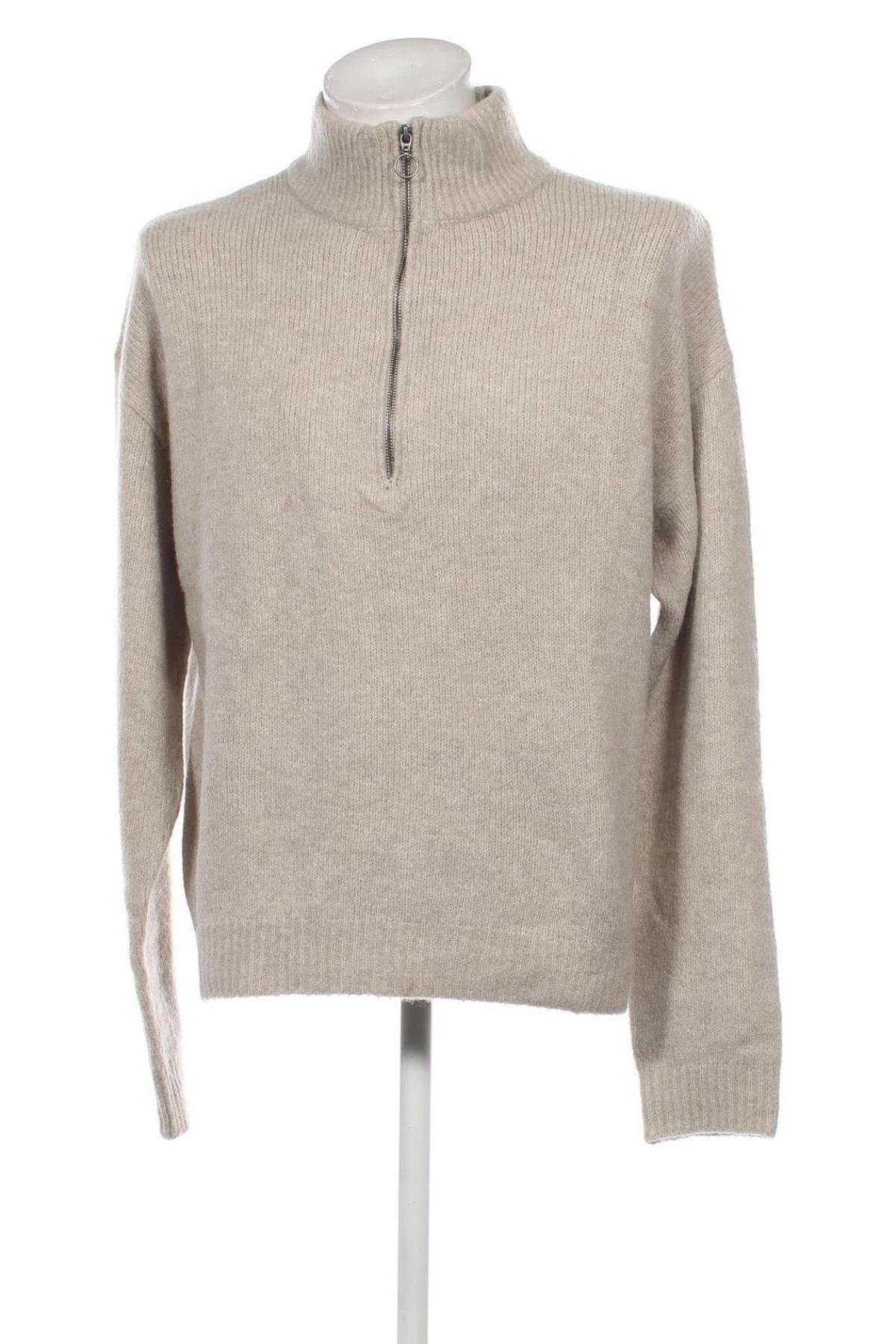 Herrenpullover Dan Fox X About You, Größe M, Farbe Beige, Preis € 19,99