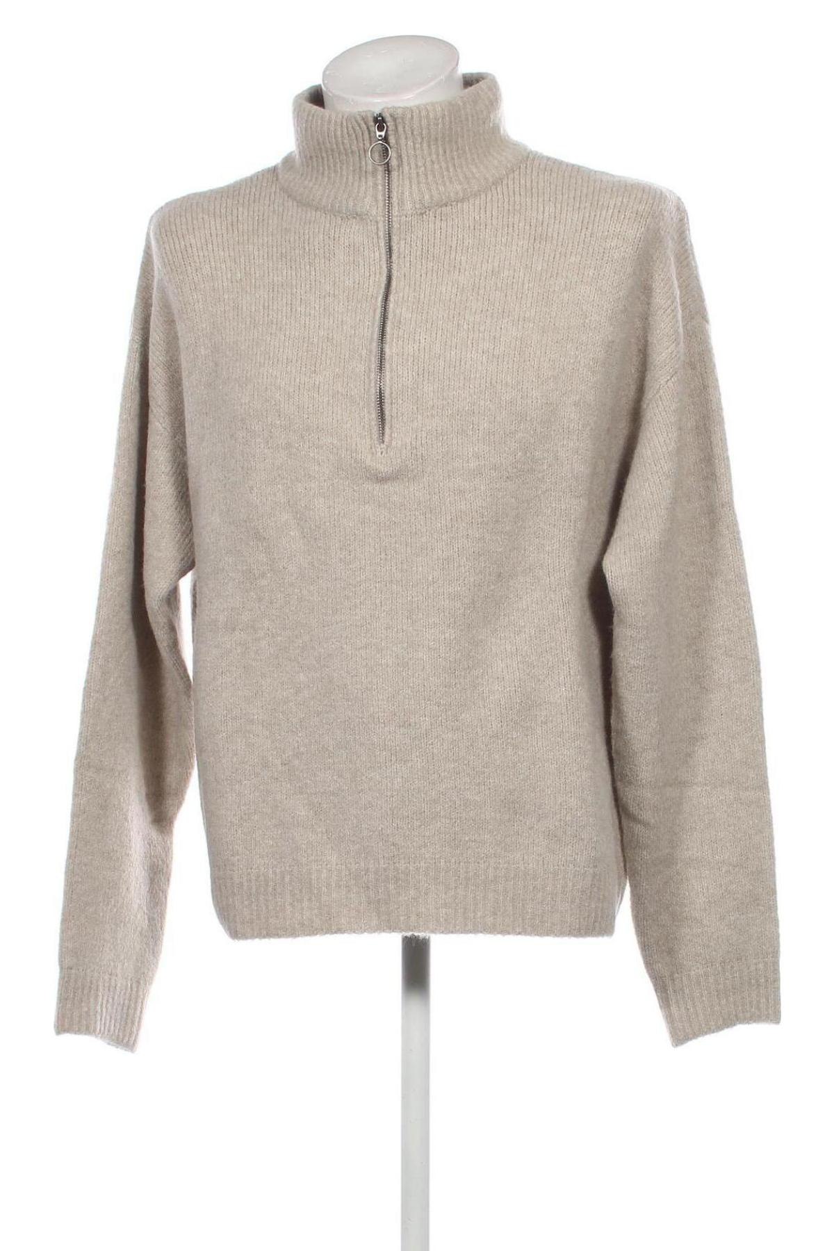 Herrenpullover Dan Fox X About You, Größe M, Farbe Beige, Preis € 15,99