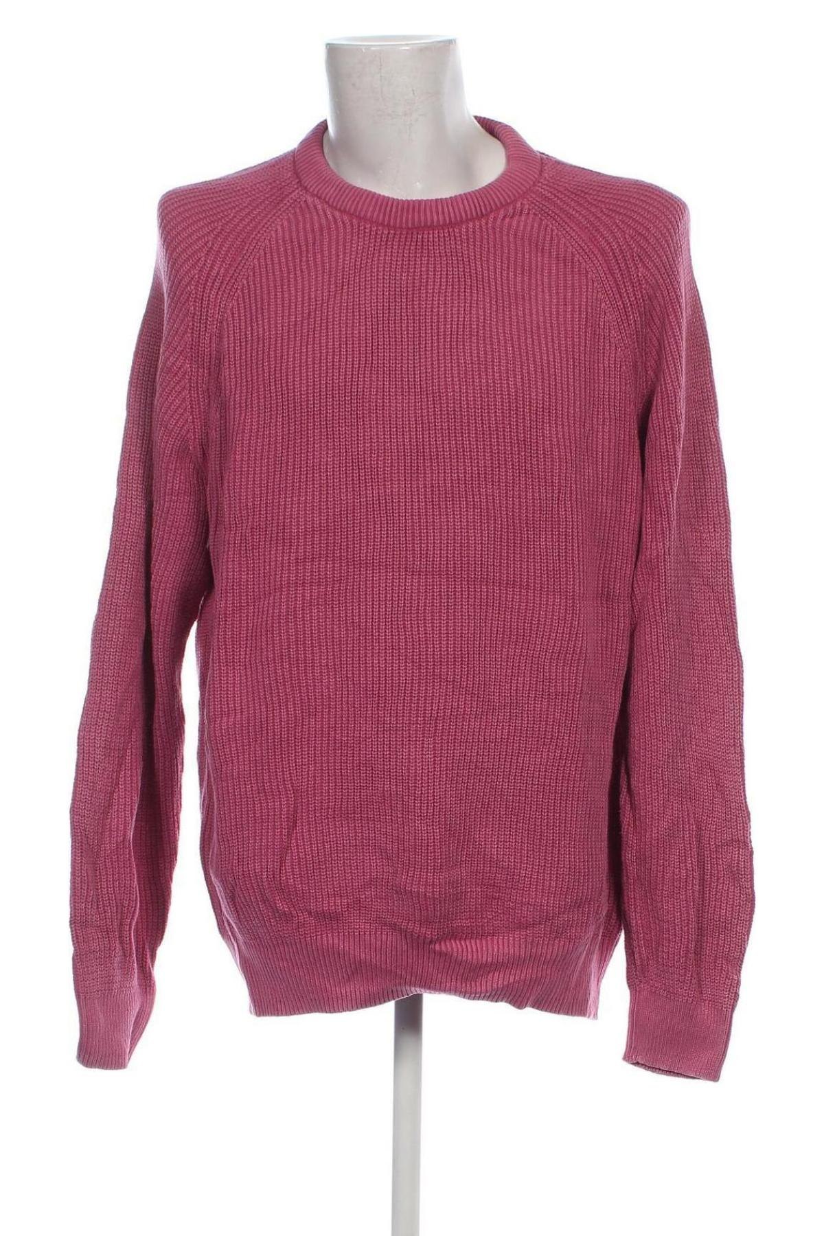 Męski sweter H&M L.O.G.G., Rozmiar XL, Kolor Różowy, Cena 41,99 zł