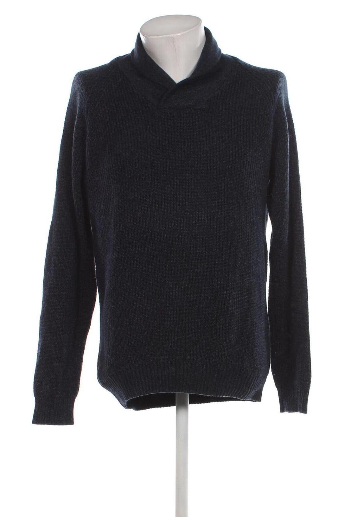 Męski sweter H&M L.O.G.G., Rozmiar L, Kolor Niebieski, Cena 29,99 zł