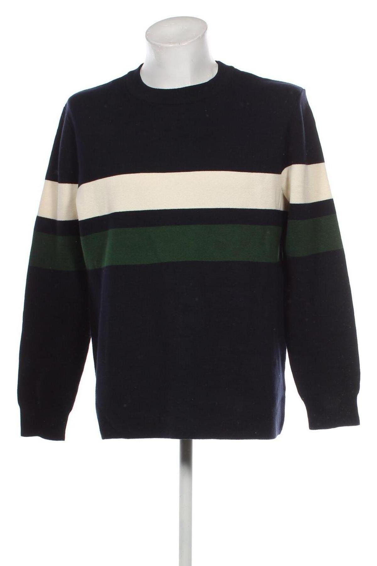 Męski sweter H&M L.O.G.G., Rozmiar L, Kolor Kolorowy, Cena 32,99 zł