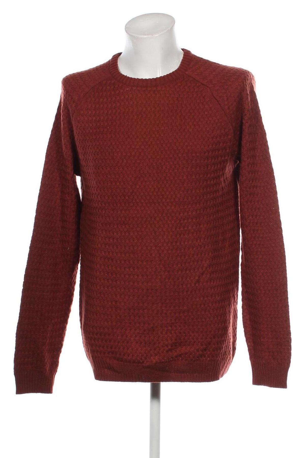 Męski sweter Hampton Republic, Rozmiar XL, Kolor Brązowy, Cena 28,99 zł