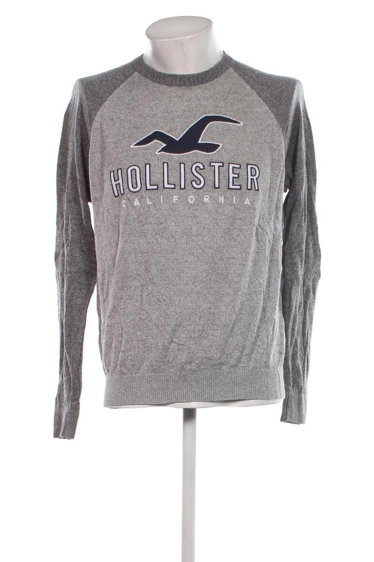 Herrenpullover Hollister, Größe XL, Farbe Grau, Preis 11,99 €