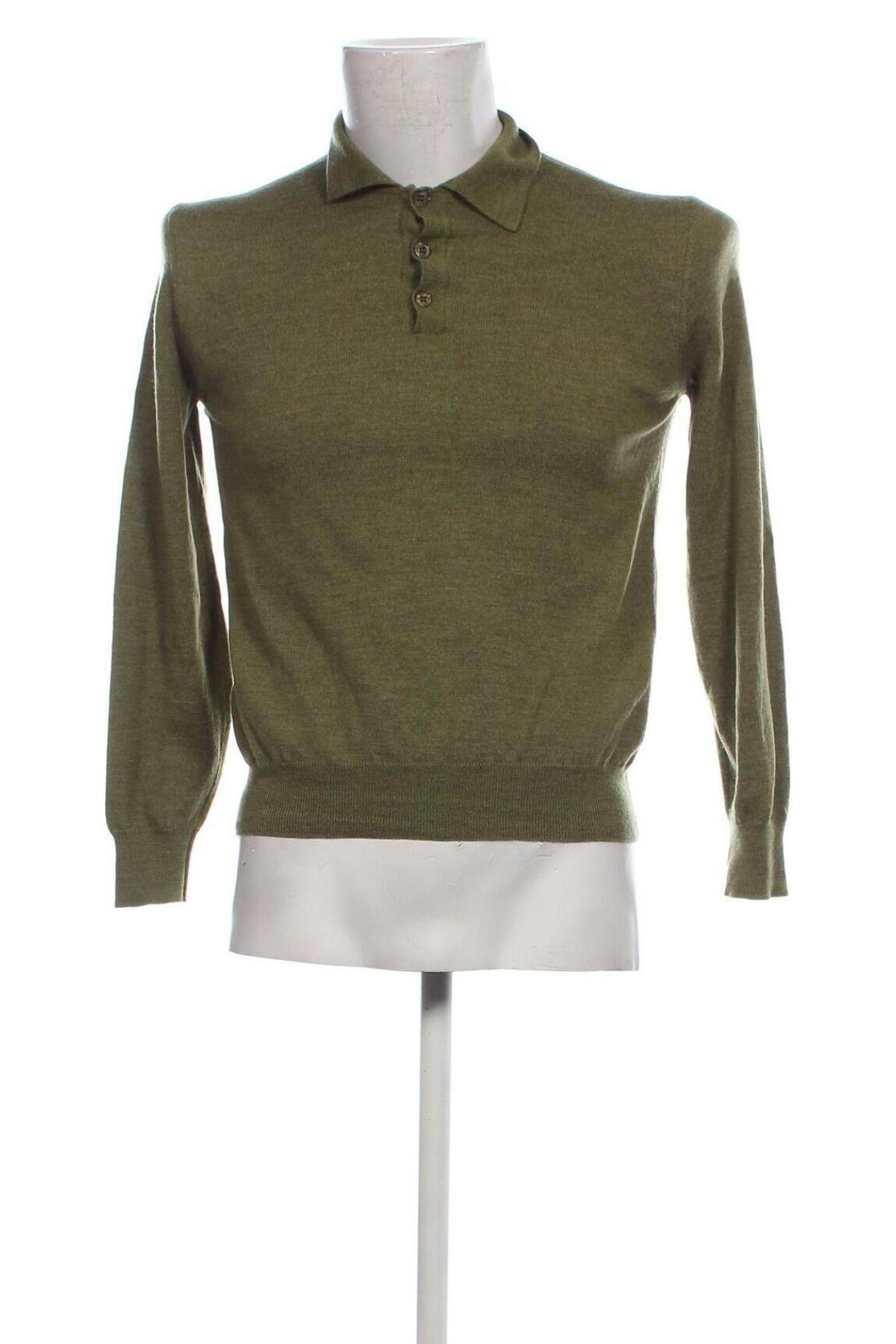 Herrenpullover Johann Konen, Größe M, Farbe Grün, Preis 25,99 €