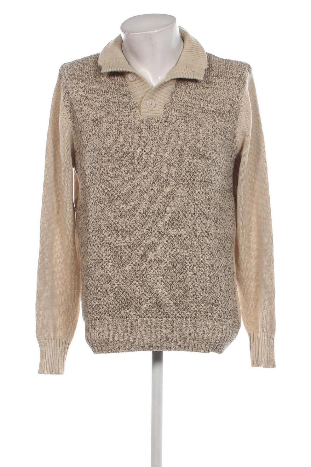 Herrenpullover Livergy, Größe L, Farbe Beige, Preis 9,49 €