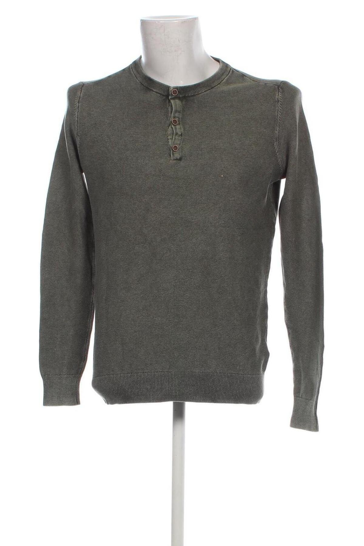 Herrenpullover Livergy, Größe M, Farbe Grün, Preis 7,49 €