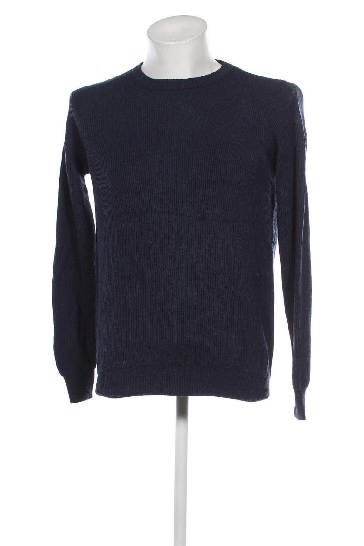 Herrenpullover Manor, Größe L, Farbe Blau, Preis 6,49 €