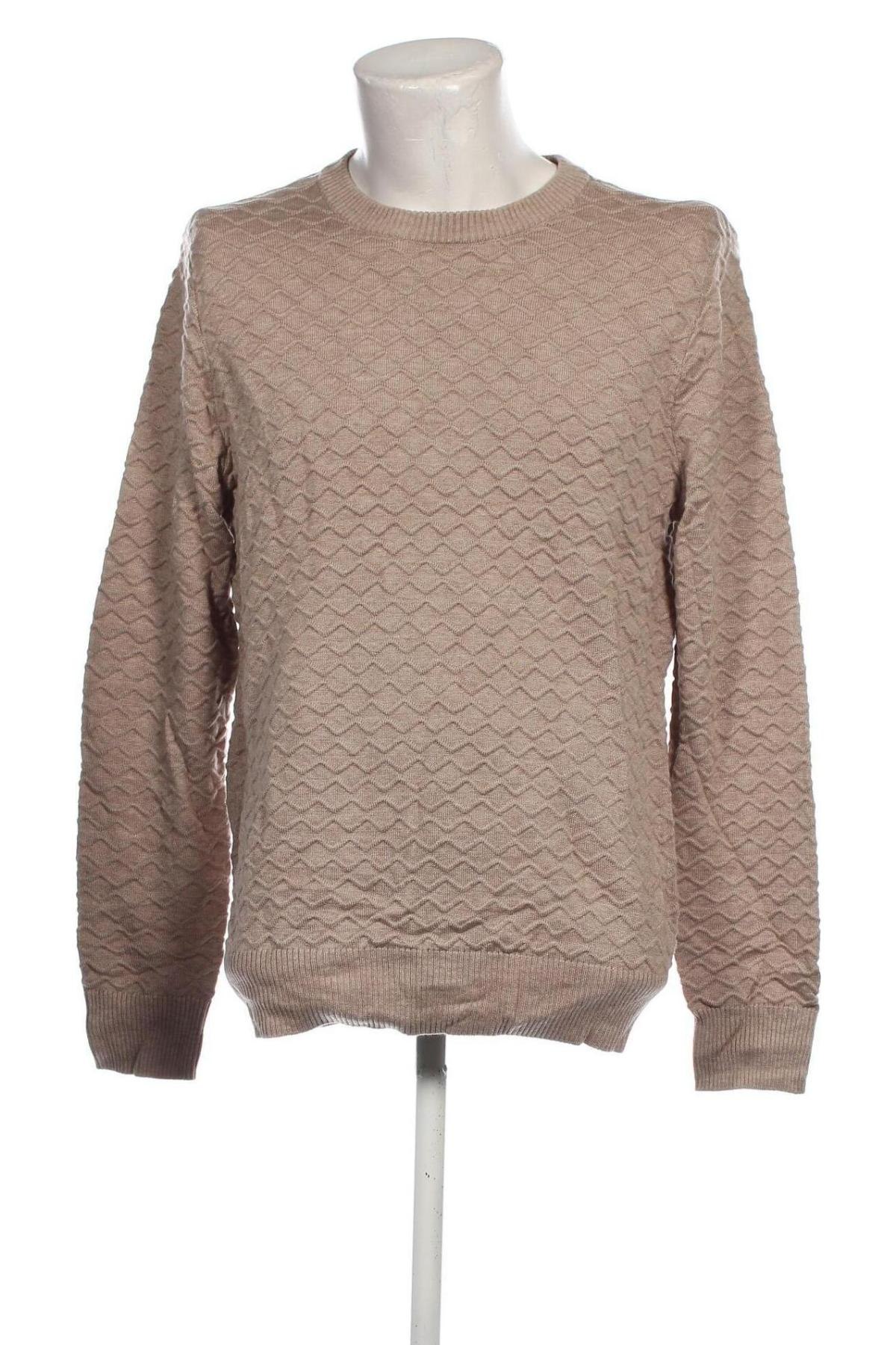 Herrenpullover Marcs, Größe L, Farbe Beige, Preis € 9,29