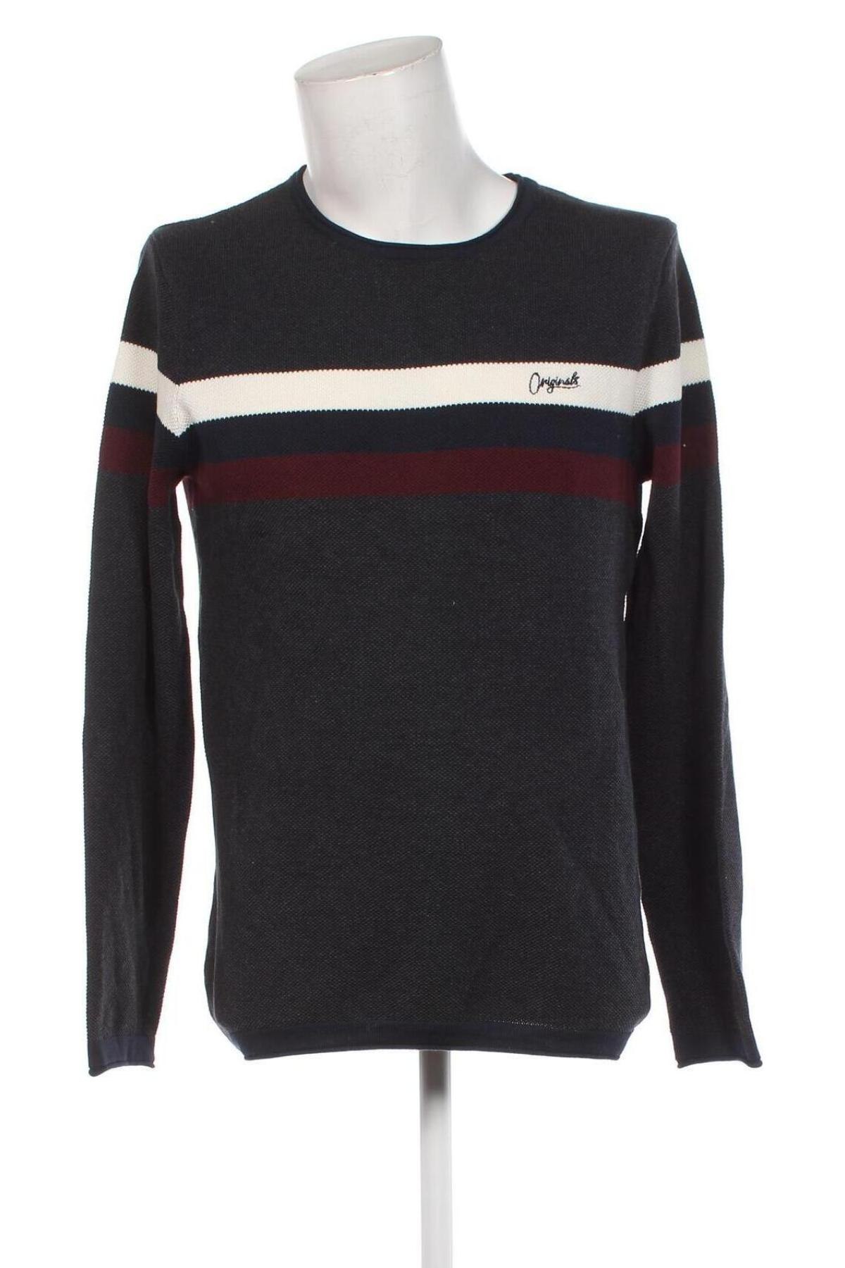 Męski sweter Originals By Jack & Jones, Rozmiar L, Kolor Niebieski, Cena 38,99 zł