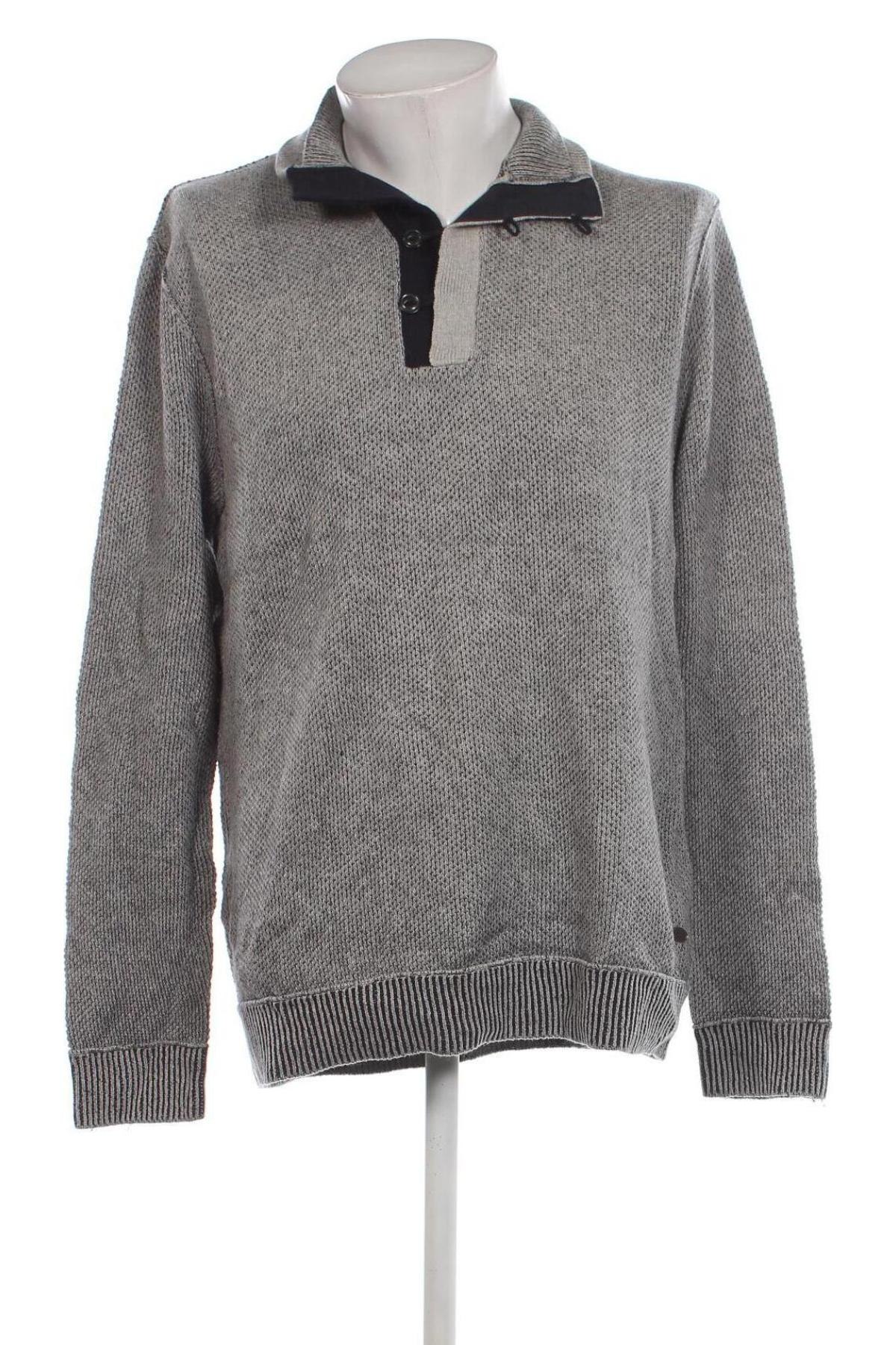 Męski sweter Originals By Jack & Jones, Rozmiar XXL, Kolor Szary, Cena 48,99 zł