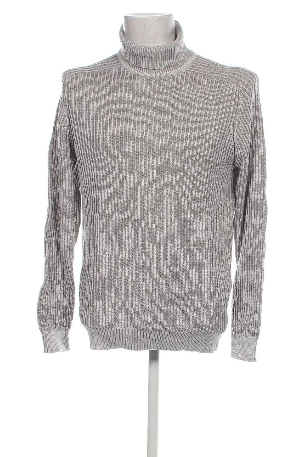 Herrenpullover Pier One, Größe S, Farbe Grau, Preis € 7,49