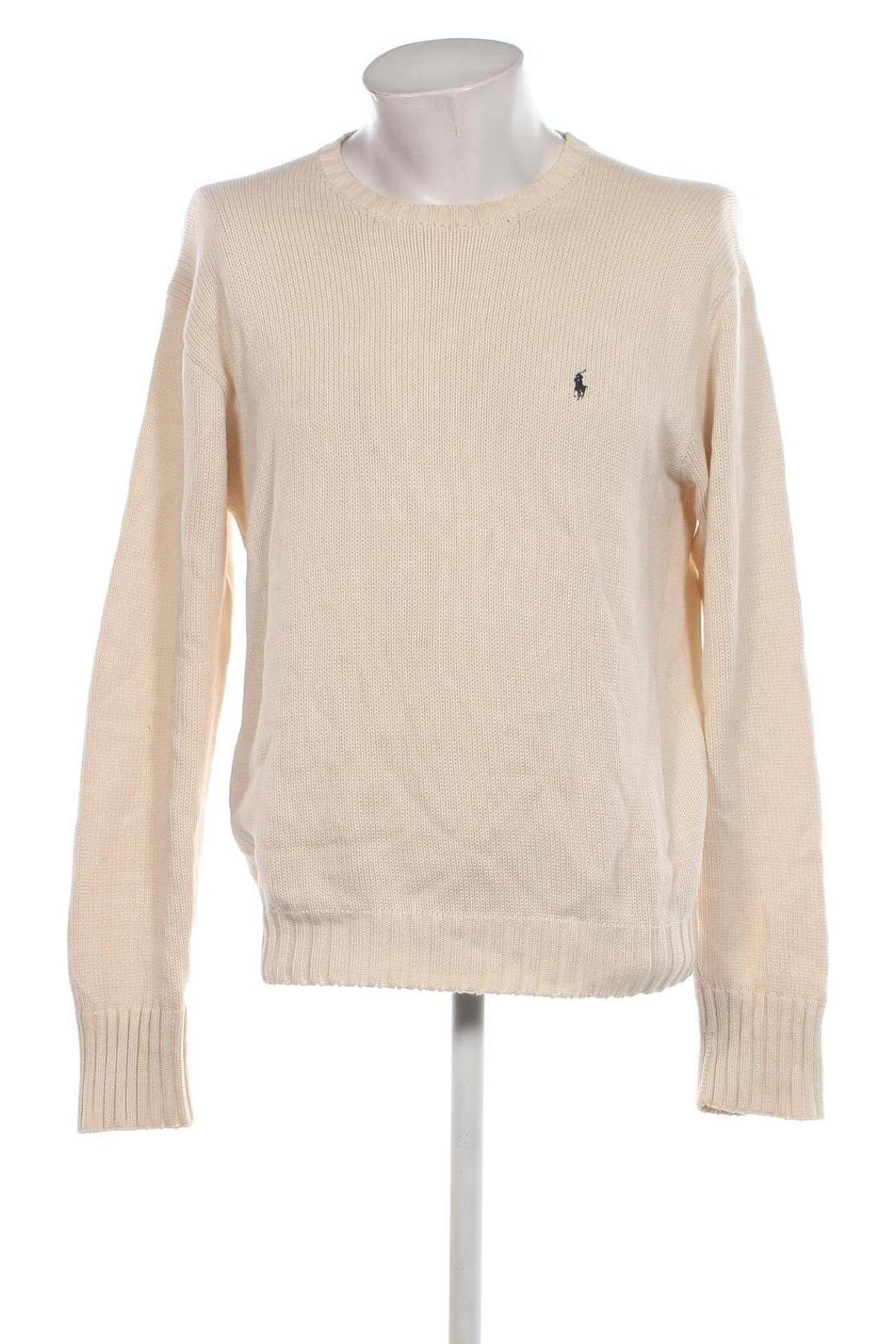 Męski sweter Polo By Ralph Lauren, Rozmiar M, Kolor Beżowy, Cena 284,99 zł