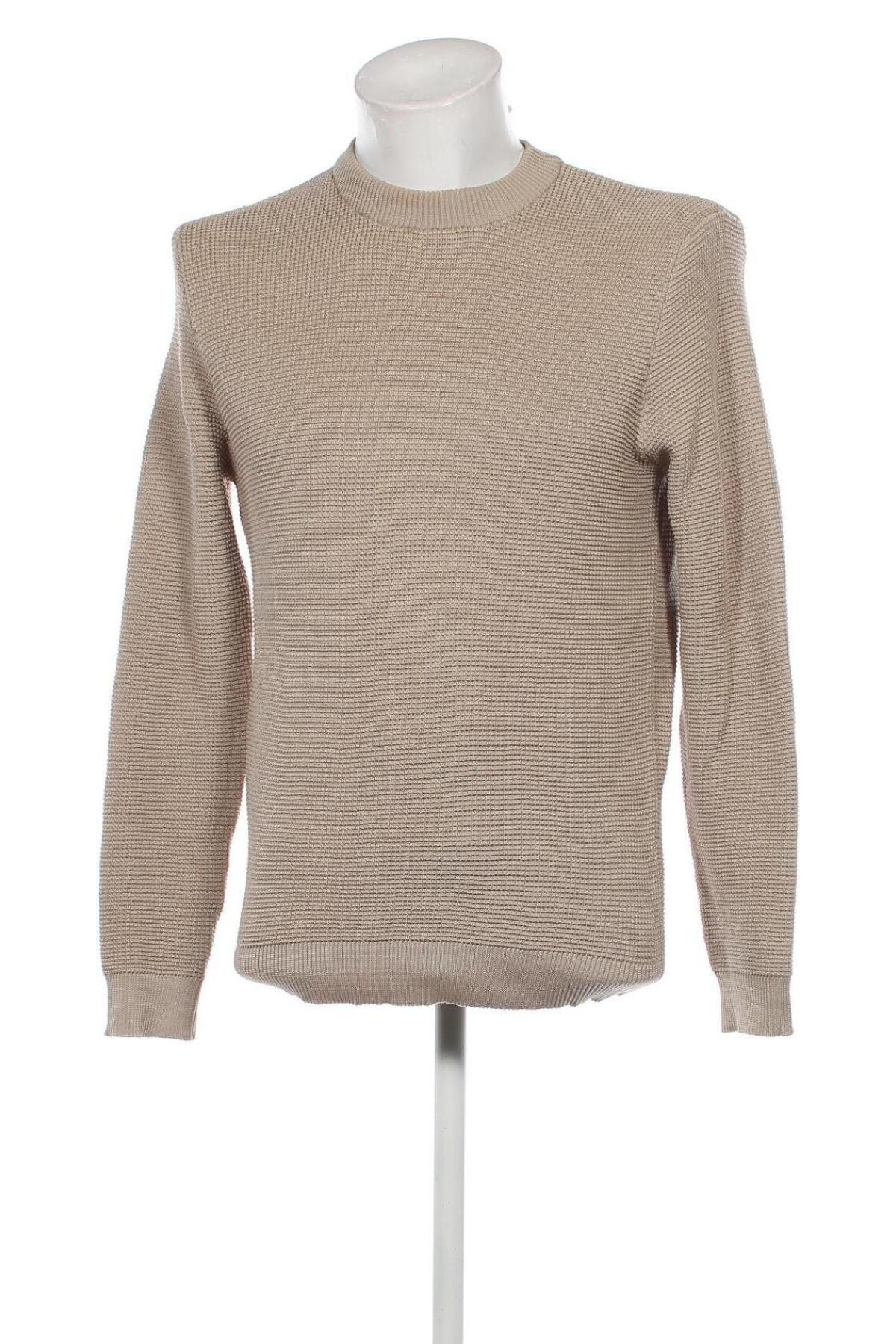 Męski sweter River Island, Rozmiar M, Kolor Beżowy, Cena 43,99 zł