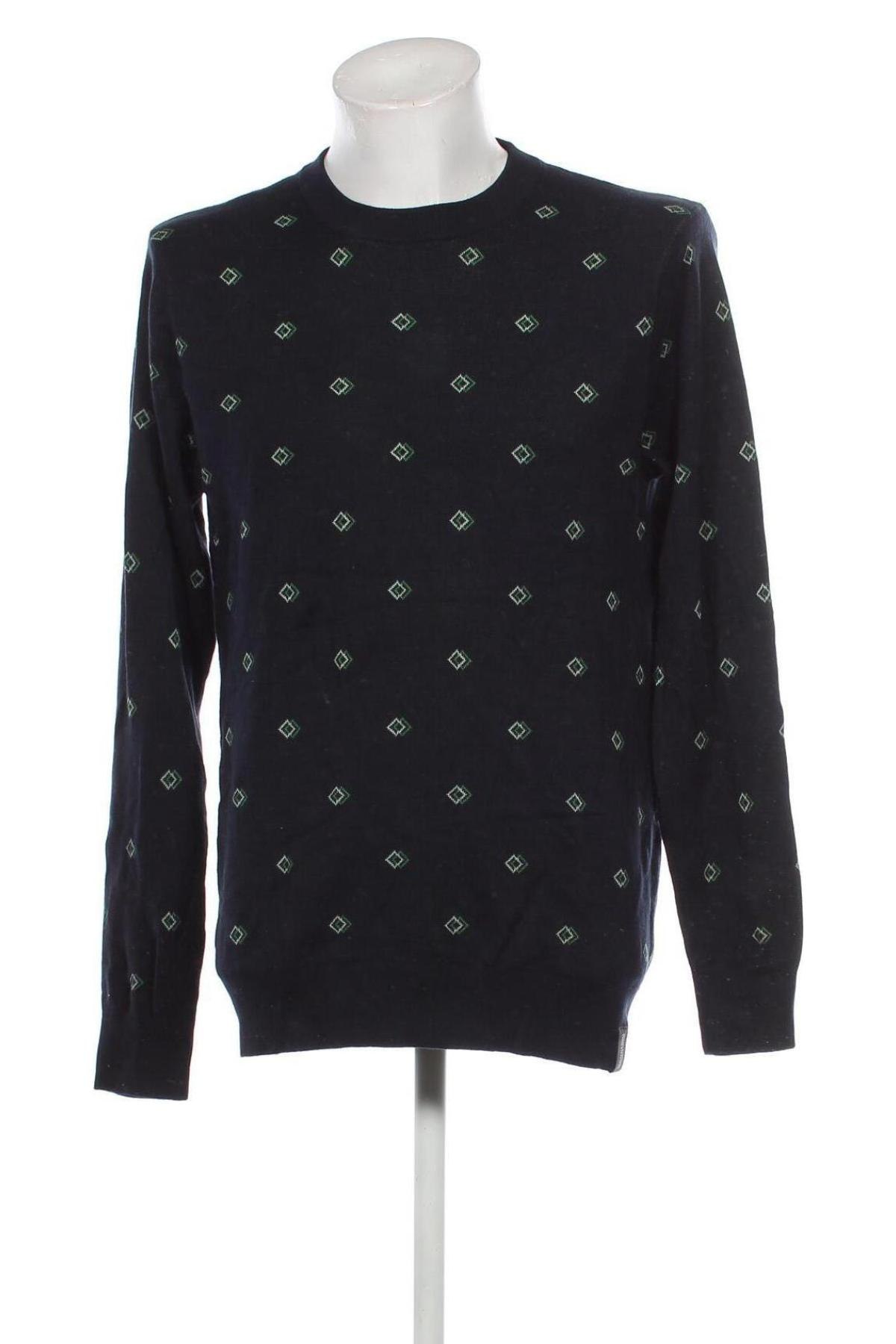 Męski sweter Scotch & Soda, Rozmiar L, Kolor Niebieski, Cena 107,99 zł