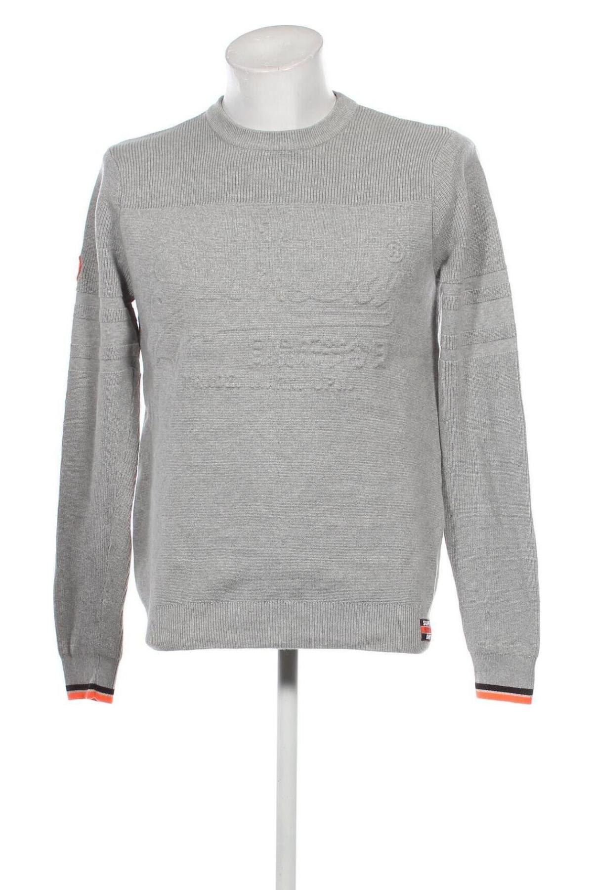 Herrenpullover Superdry, Größe M, Farbe Grau, Preis 17,99 €