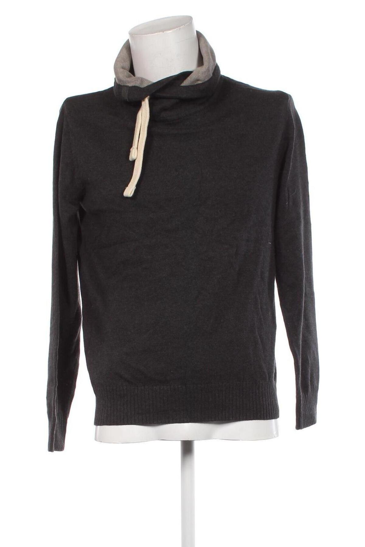 Herrenpullover Tom Tailor, Größe L, Farbe Grau, Preis 23,66 €