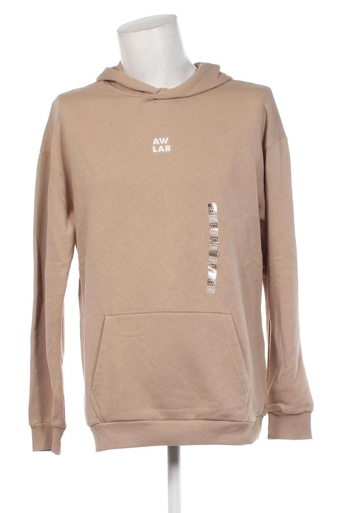 Herren Sweatshirt AW LAB, Größe XXL, Farbe Beige, Preis 14,99 €