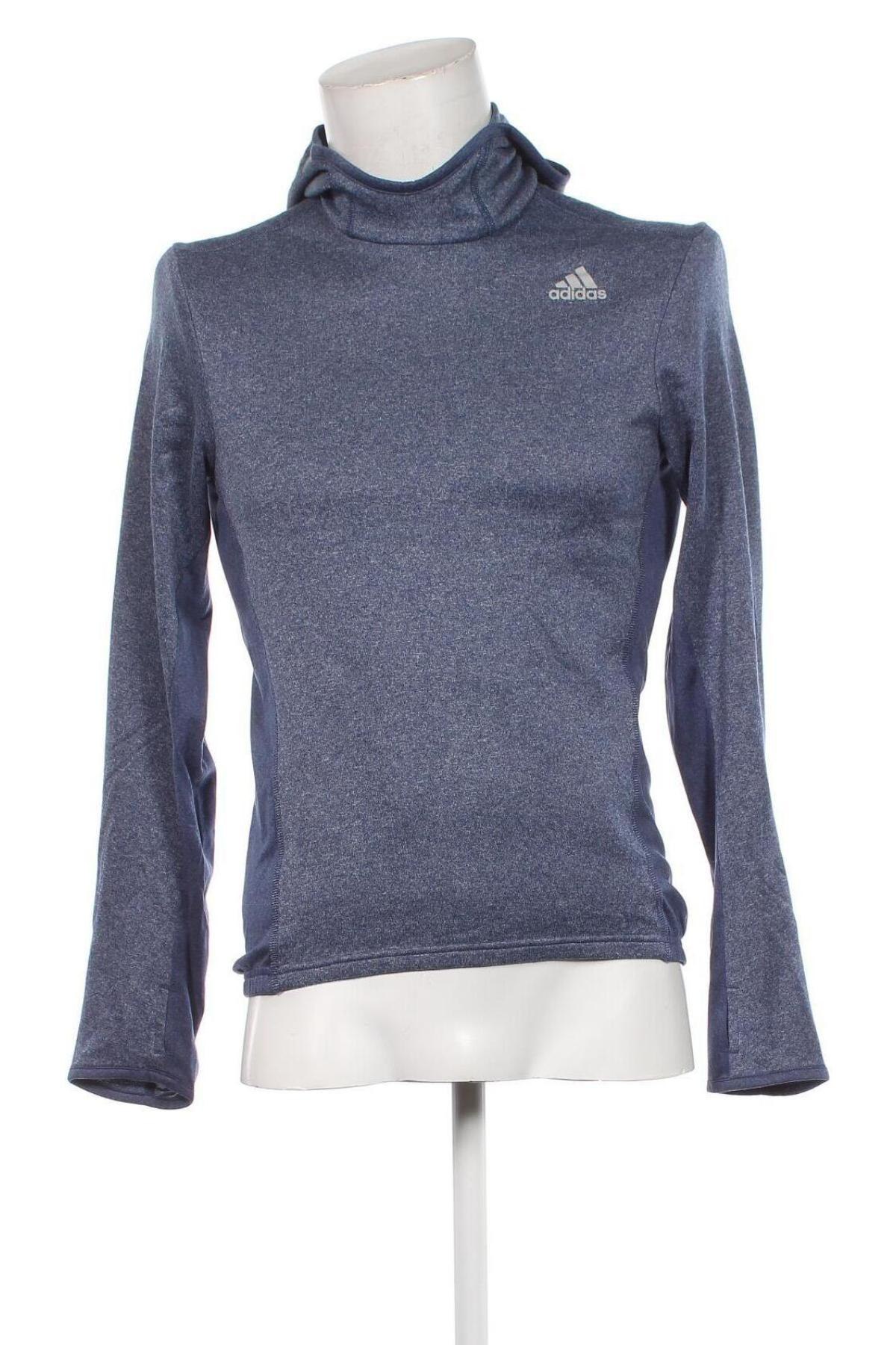 Herren Sweatshirt Adidas, Größe S, Farbe Blau, Preis 13,99 €