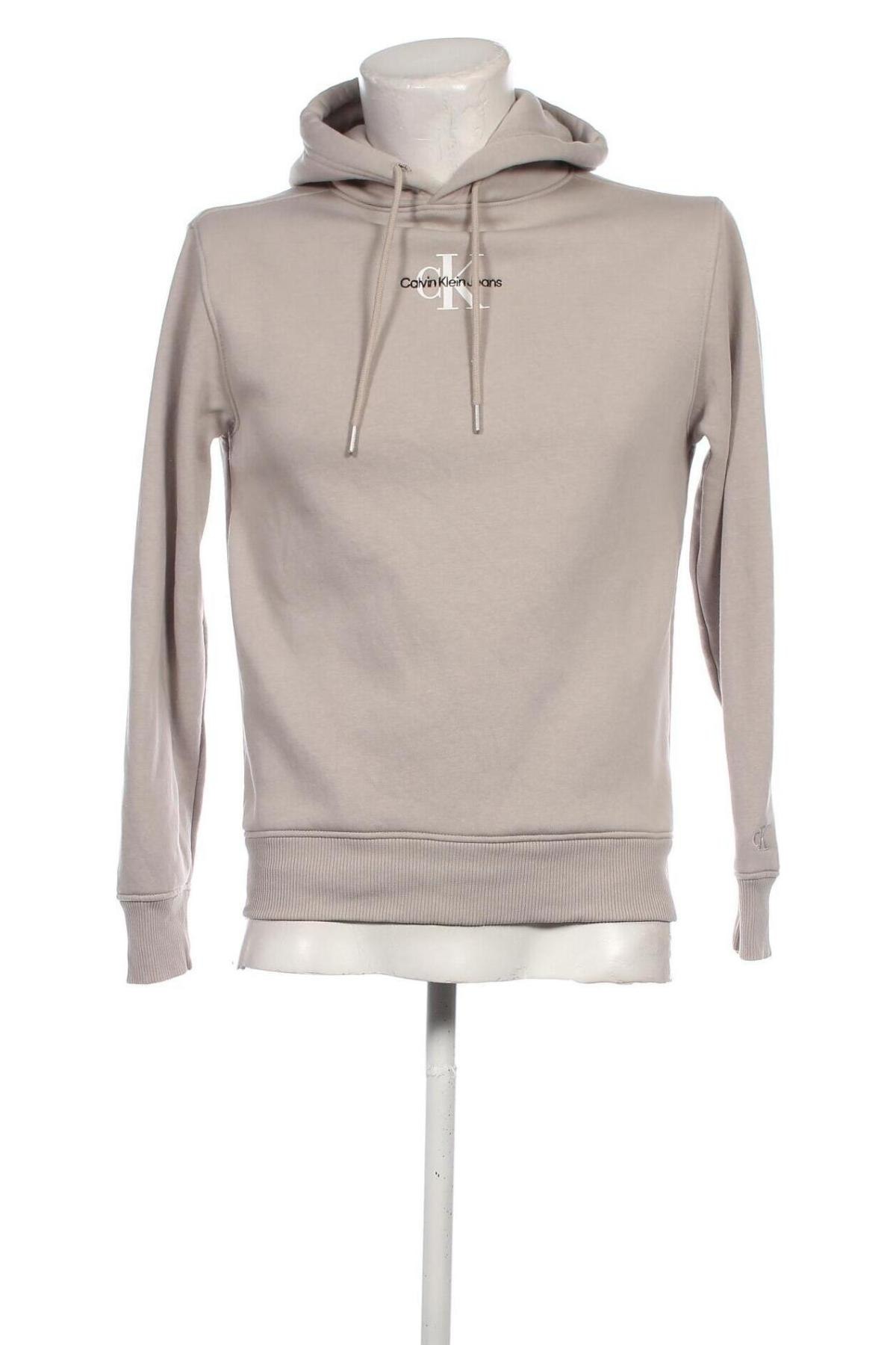 Herren Sweatshirt Calvin Klein Jeans, Größe XXS, Farbe Grau, Preis € 38,49