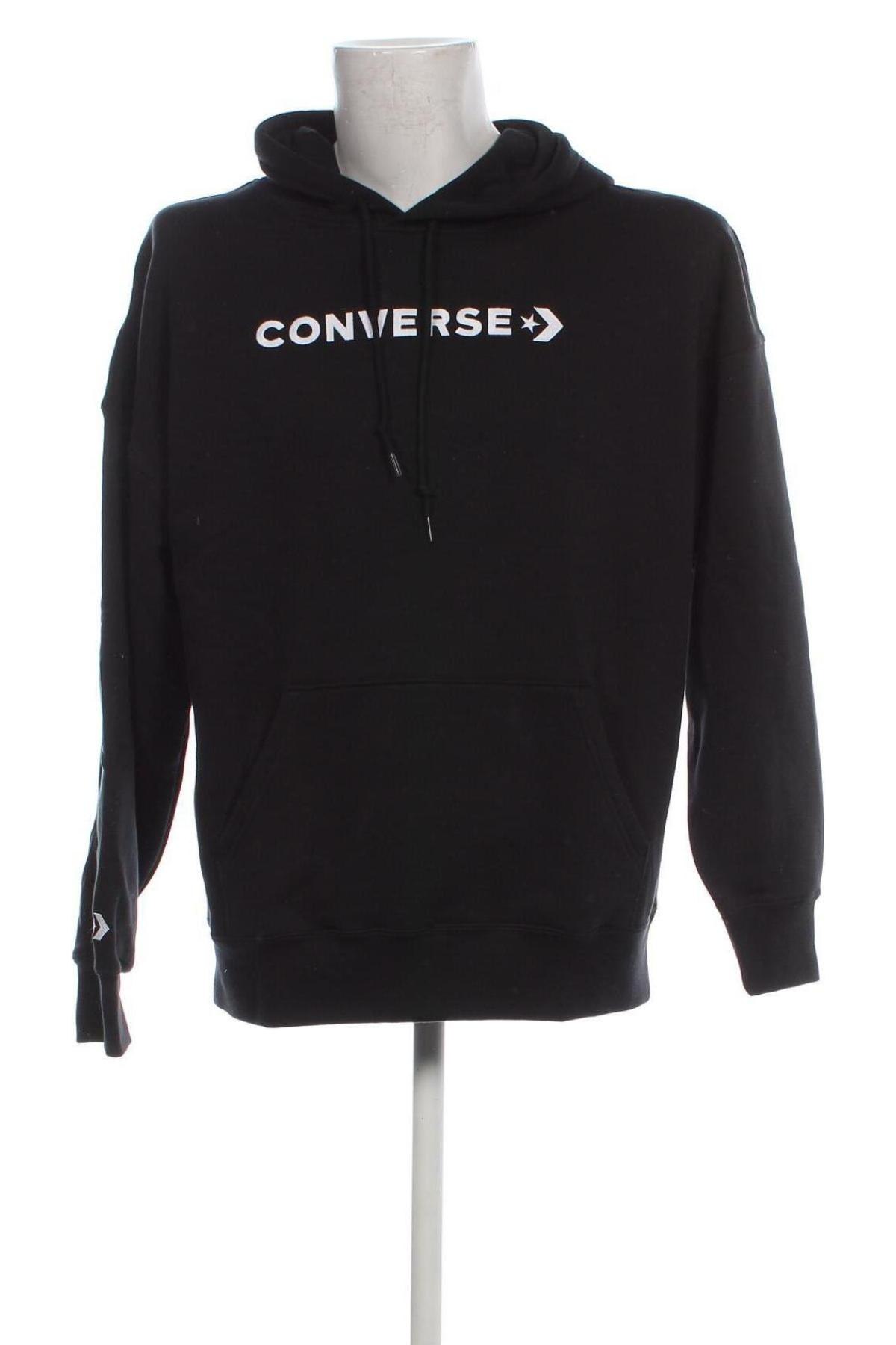 Herren Sweatshirt Converse, Größe L, Farbe Schwarz, Preis 63,92 €