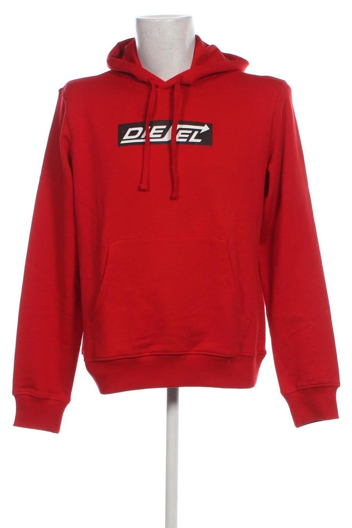 Férfi sweatshirt Diesel, Méret L, Szín Piros, Ár 52 799 Ft