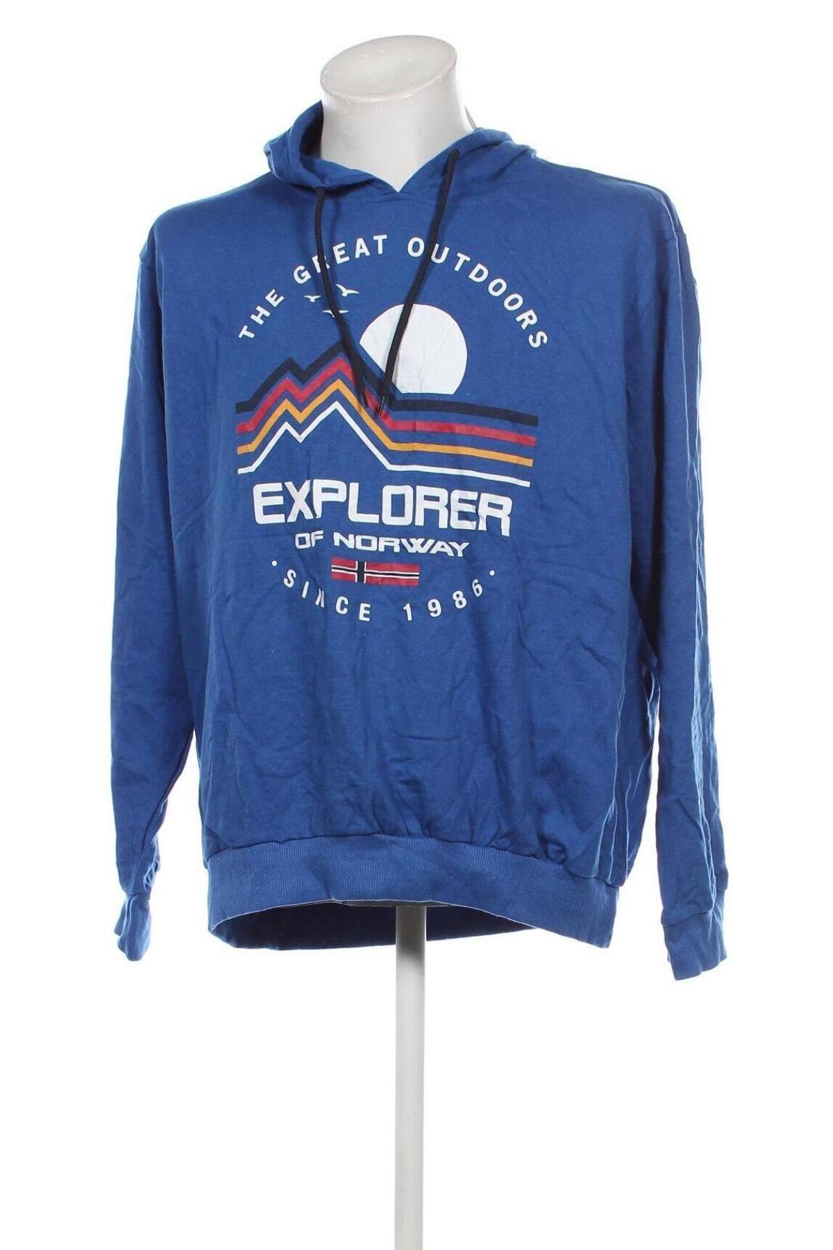 Herren Sweatshirt Explorer, Größe XL, Farbe Blau, Preis € 20,18