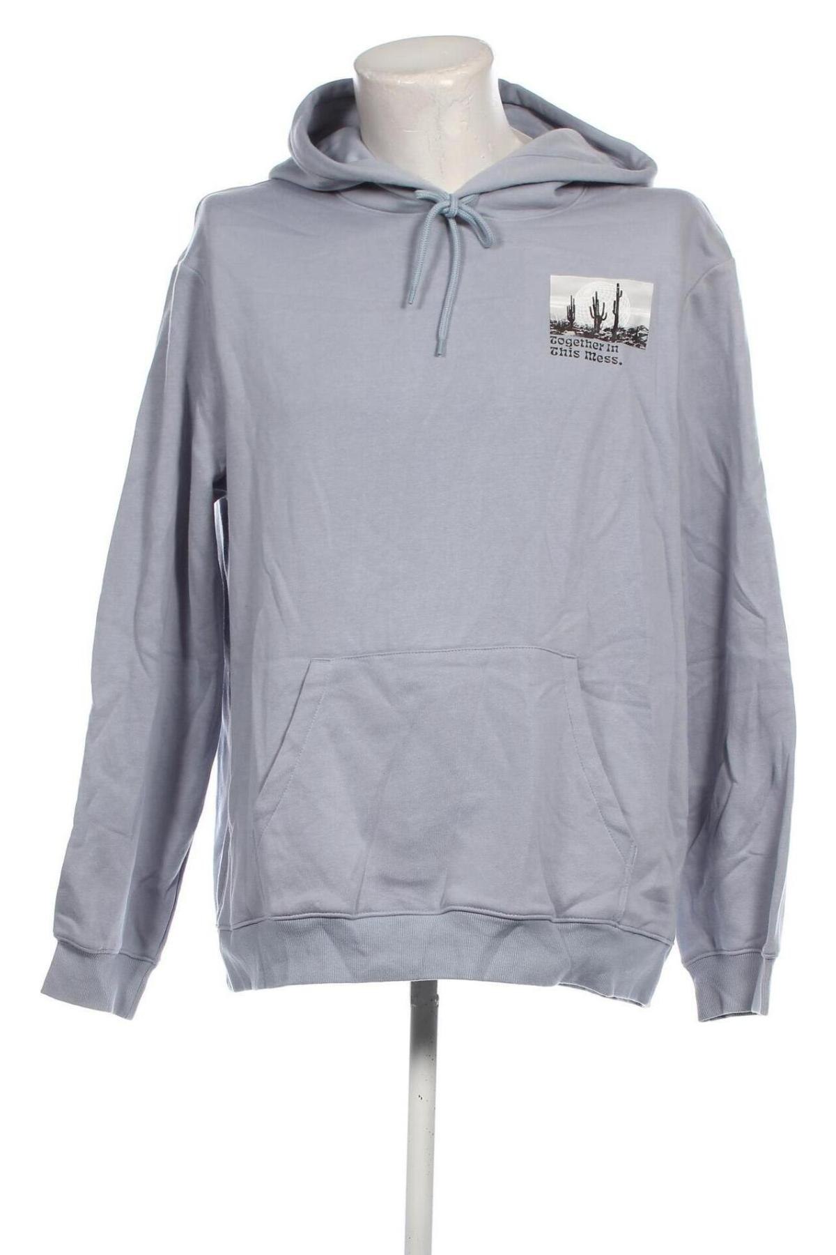 Herren Sweatshirt H&M, Größe L, Farbe Blau, Preis € 20,18