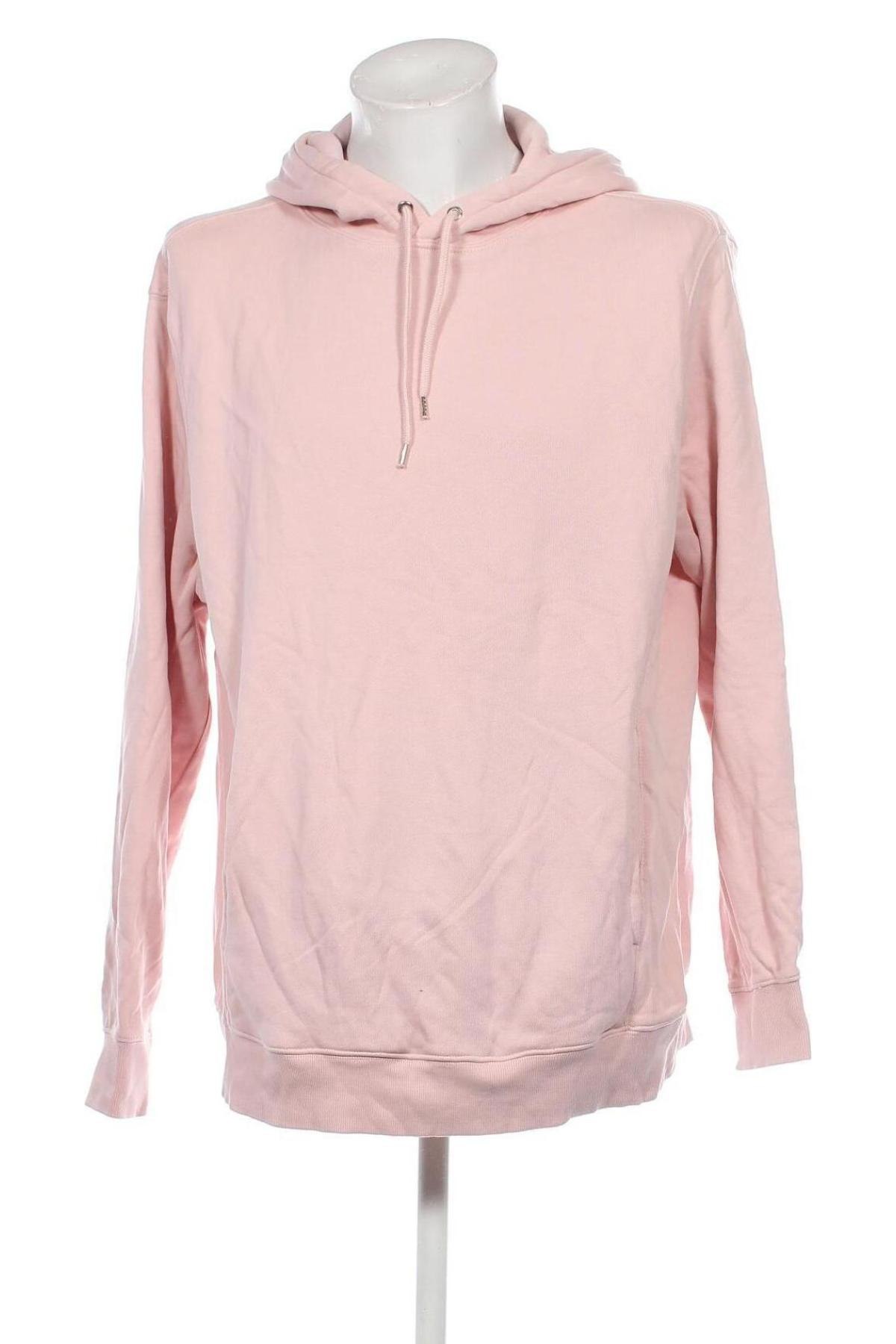 Herren Sweatshirt H&M, Größe XXL, Farbe Rosa, Preis 20,18 €