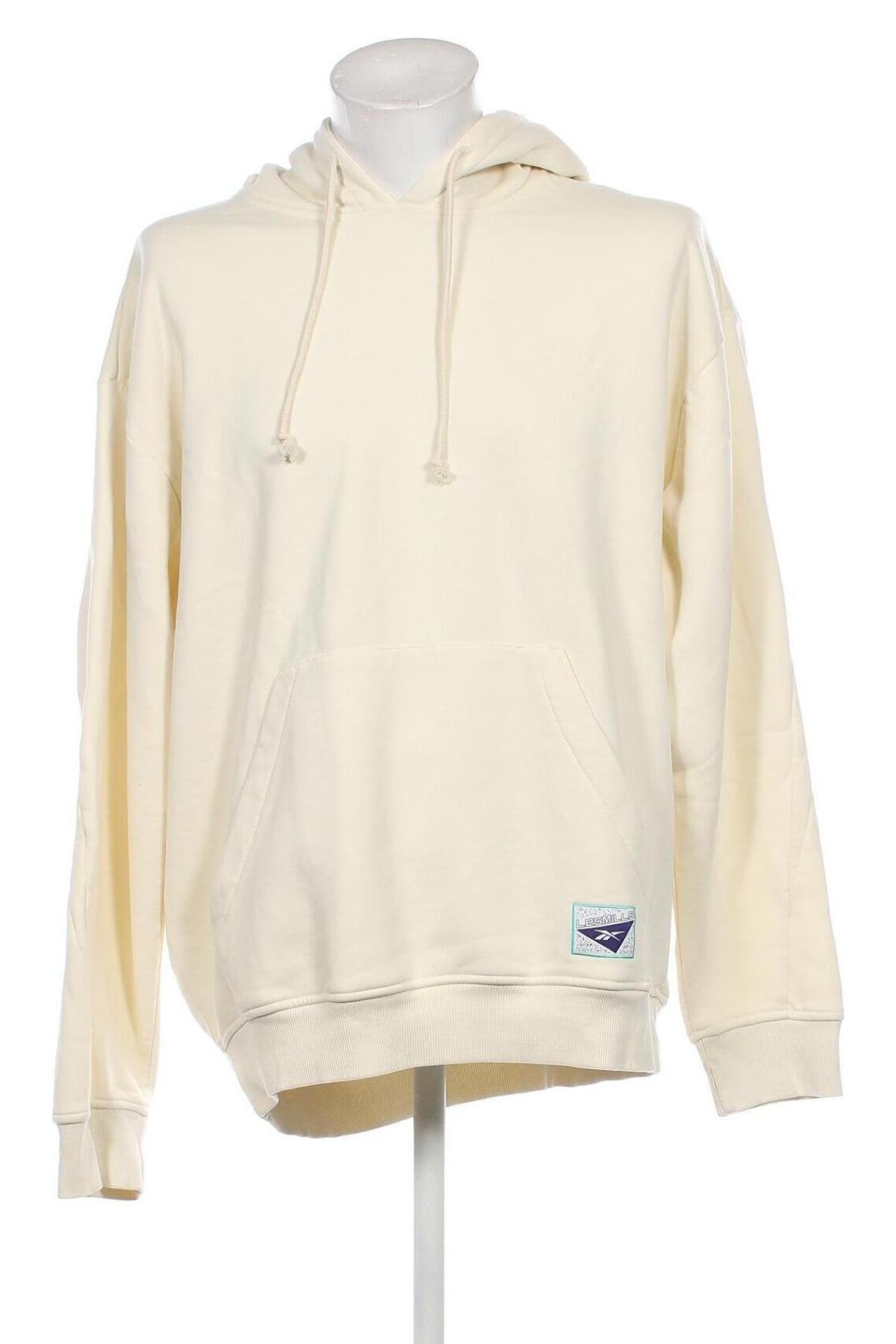 Herren Sweatshirt Reebok, Größe XL, Farbe Beige, Preis 17,99 €