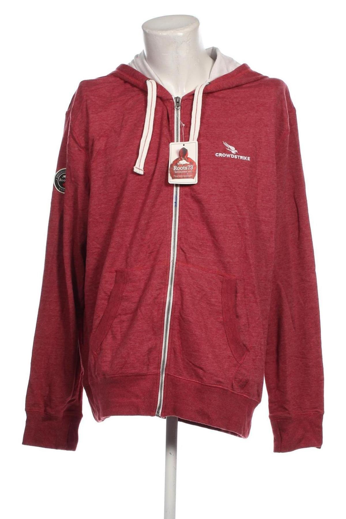 Herren Sweatshirt Roots, Größe 3XL, Farbe Rot, Preis € 35,99