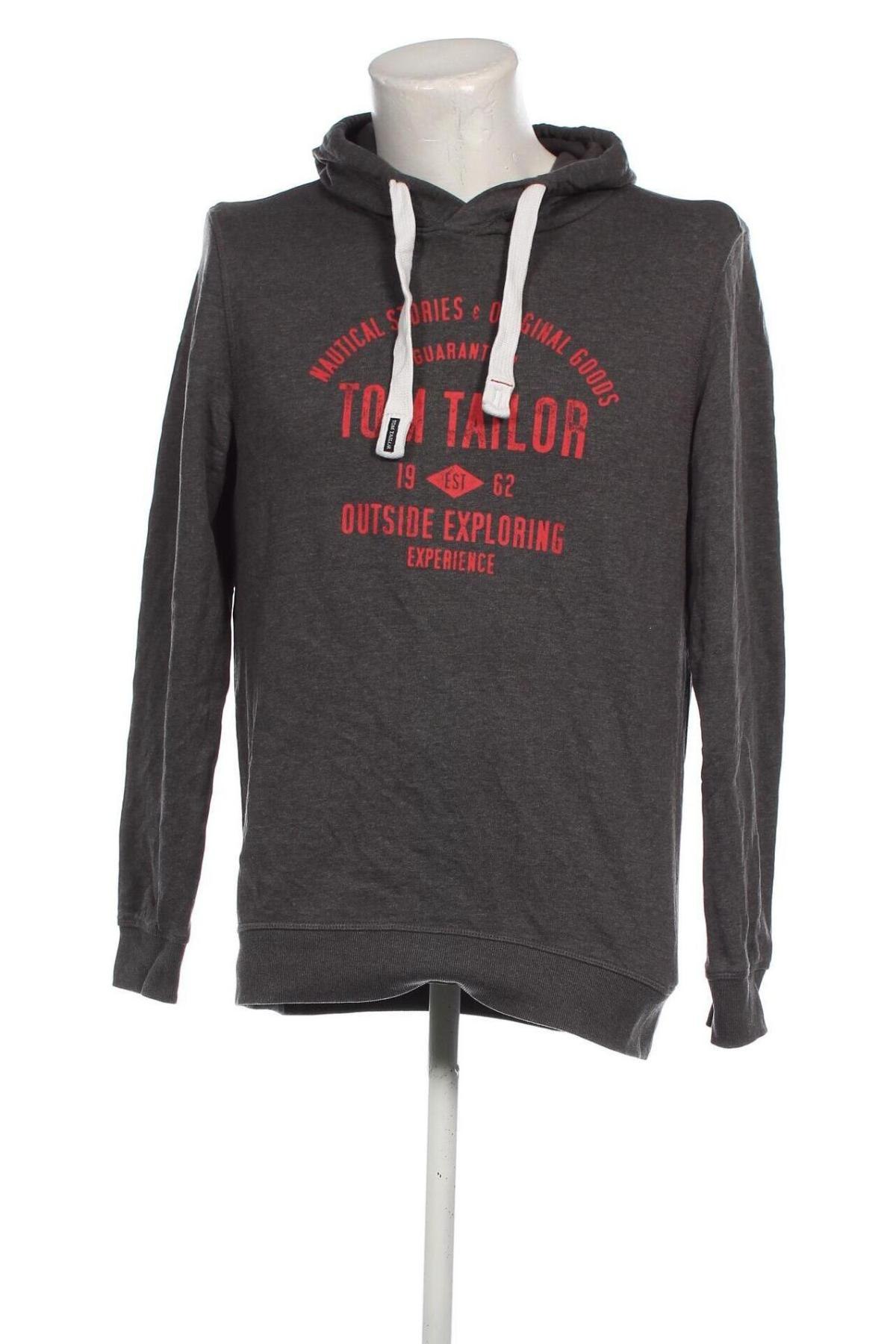 Herren Sweatshirt Tom Tailor, Größe L, Farbe Grau, Preis € 28,53