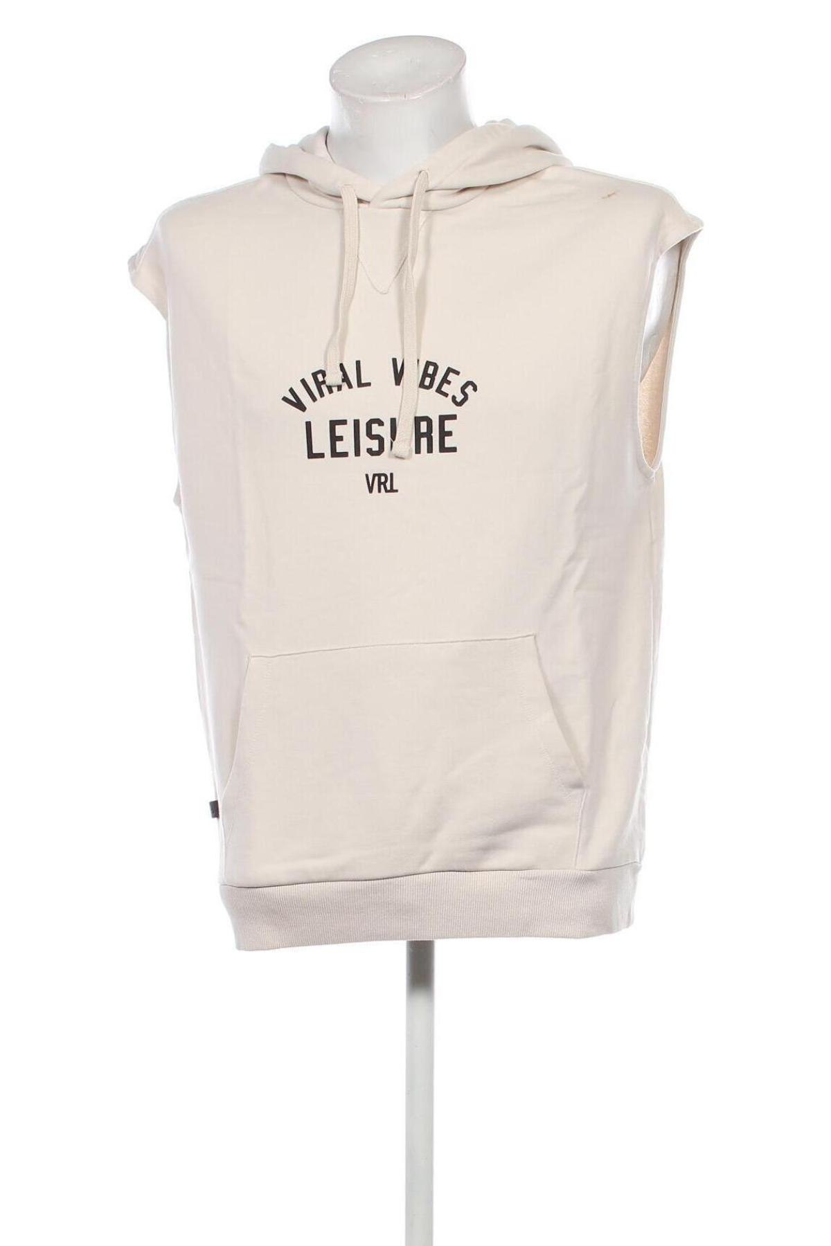 Herren Sweatshirt Viral Vibes, Größe L, Farbe Beige, Preis € 16,99