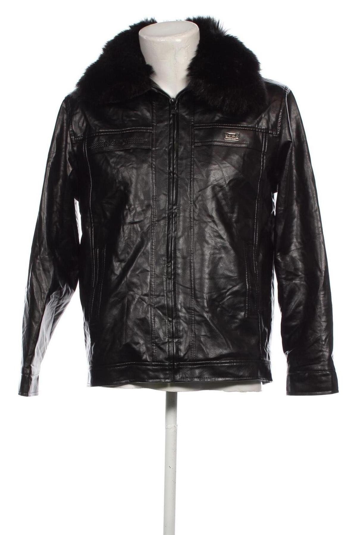 Herren Lederjacke, Größe XL, Farbe Schwarz, Preis € 34,10