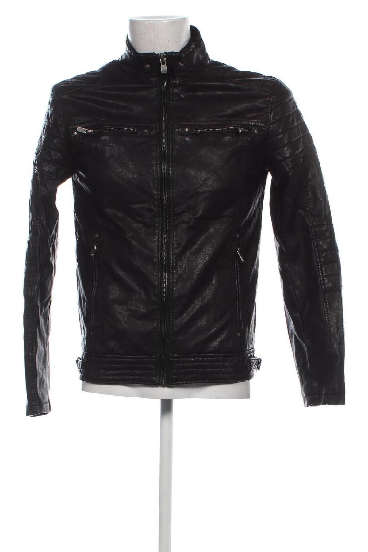 Herren Lederjacke Angelo Litrico, Größe L, Farbe Schwarz, Preis € 34,10