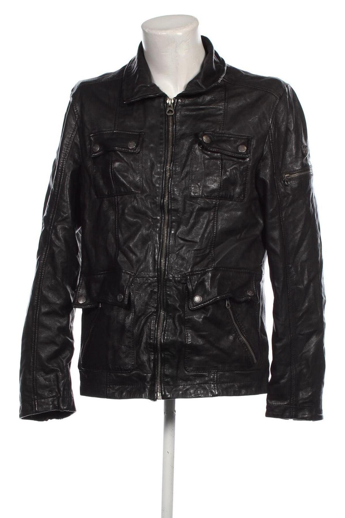 Herren Lederjacke Gipsy, Größe XL, Farbe Schwarz, Preis 157,27 €