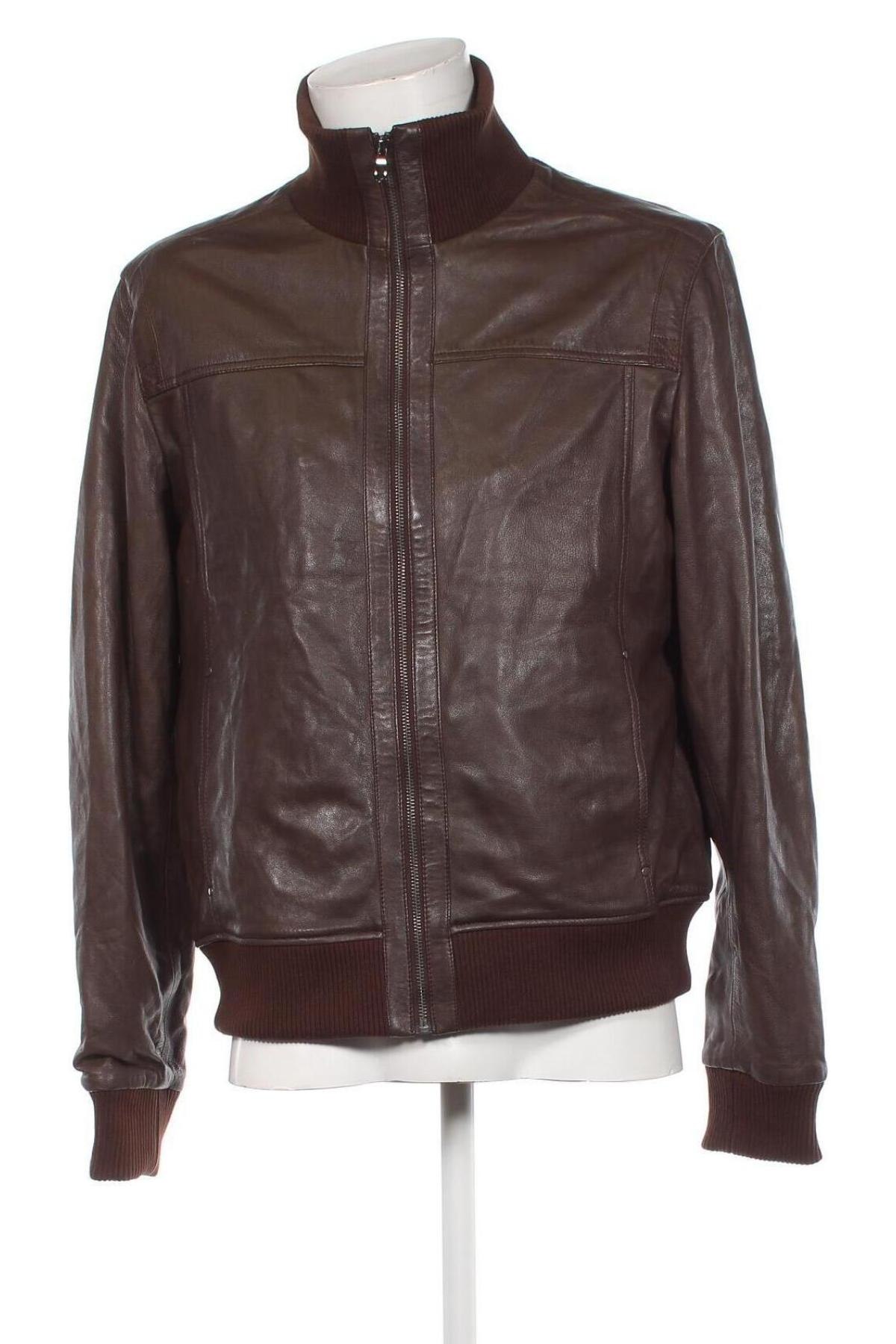 Herren Lederjacke SERGE PARIENTE, Größe XL, Farbe Braun, Preis 196,79 €