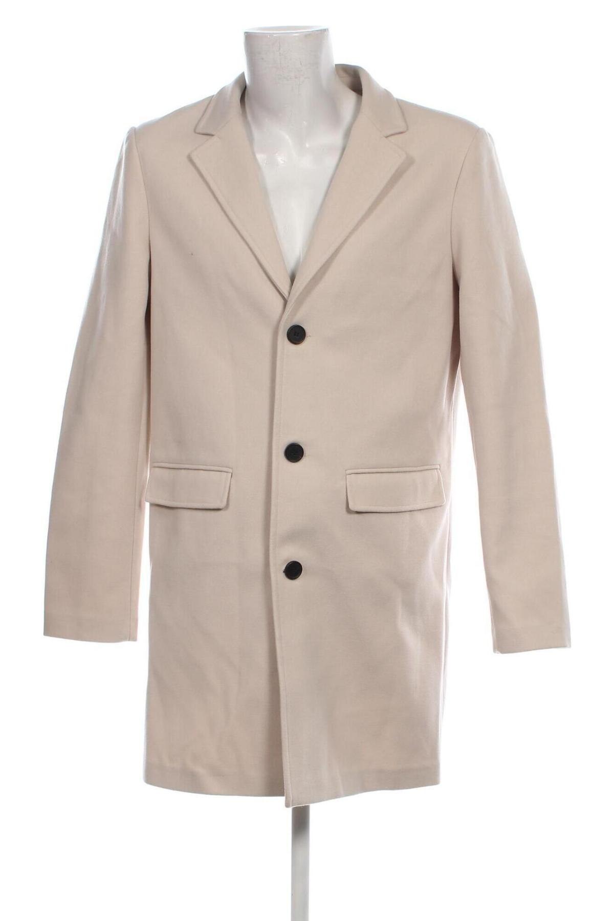 Herrenmantel Boohoo, Größe L, Farbe Beige, Preis € 65,99