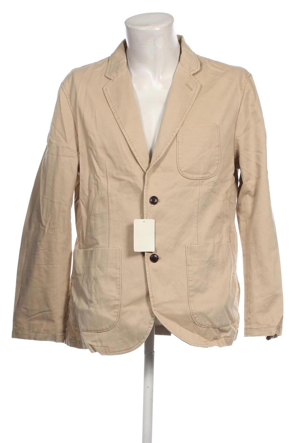 Herren Sakko, Größe L, Farbe Beige, Preis 7,99 €