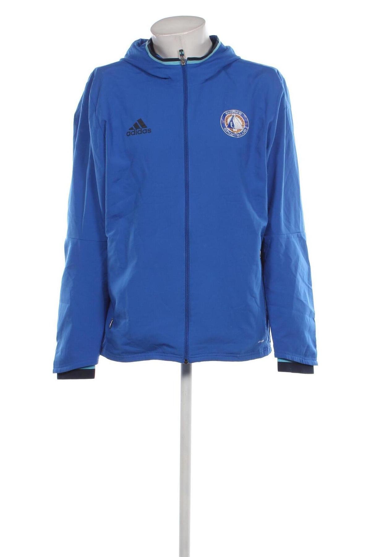 Herrenjacke Adidas, Größe XL, Farbe Blau, Preis 41,06 €