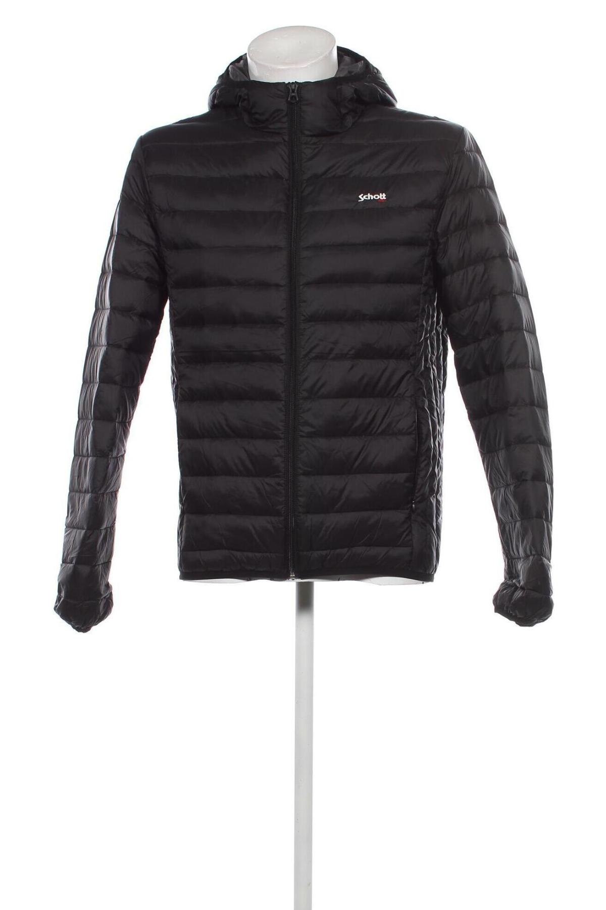 Herrenjacke Schott, Größe L, Farbe Schwarz, Preis 68,99 €