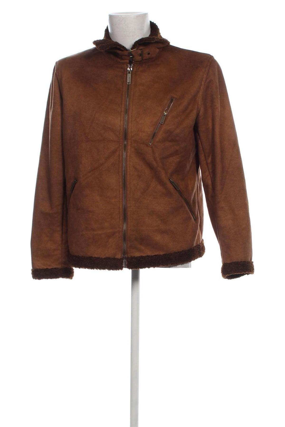 Herrenjacke Zara, Größe XL, Farbe Braun, Preis 13,99 €