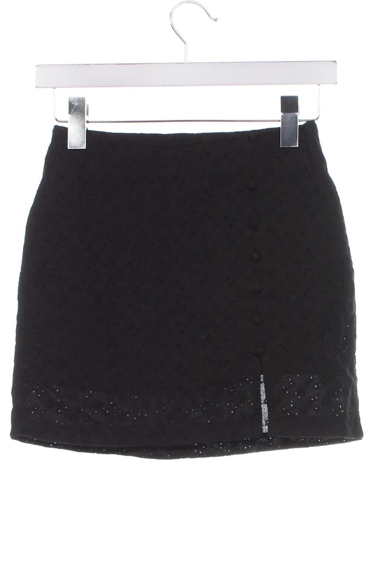 Fustă Cropp, Mărime XS, Culoare Negru, Preț 67,99 Lei