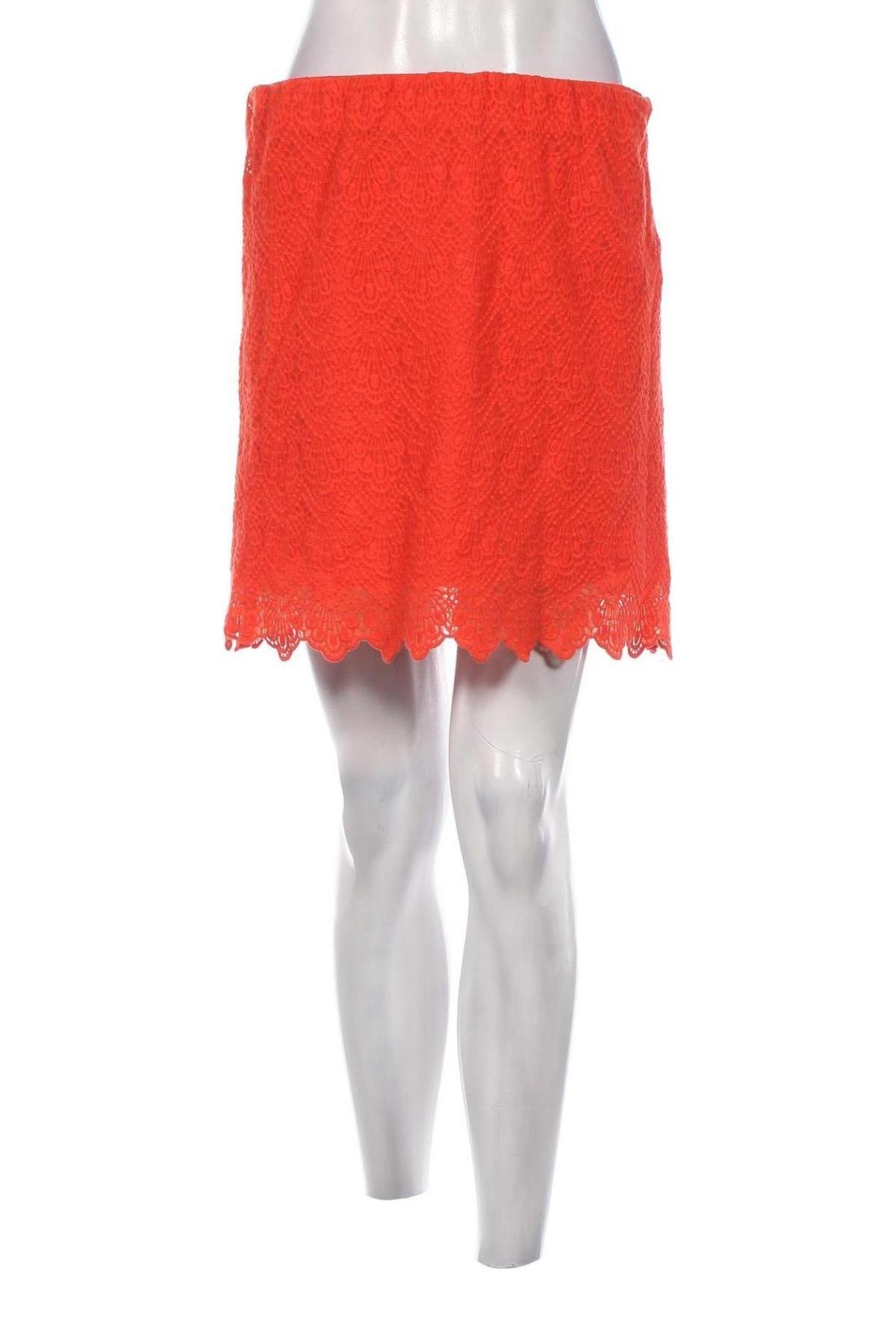 Rock J.Crew, Größe M, Farbe Orange, Preis 7,49 €