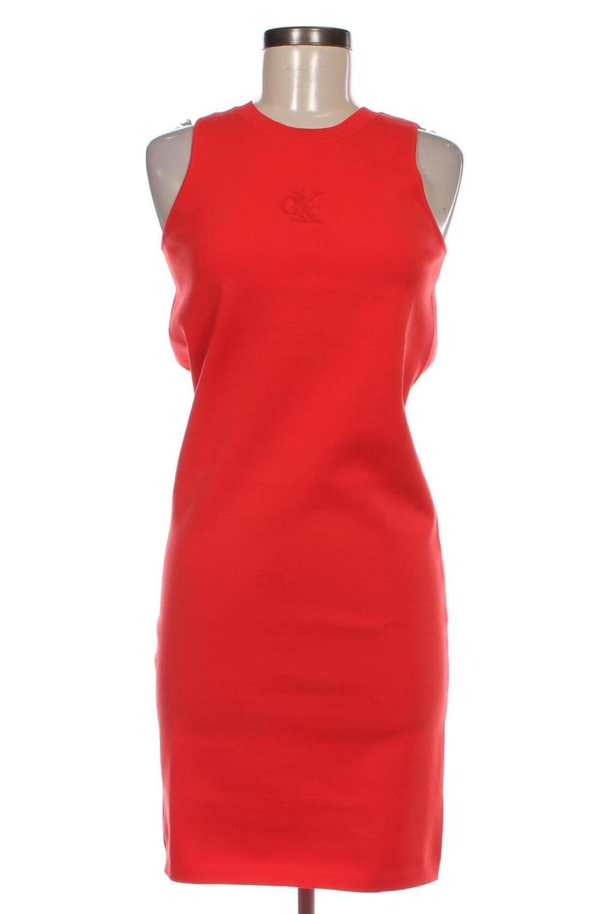 Kleid Calvin Klein, Größe XL, Farbe Rot, Preis 72,99 €